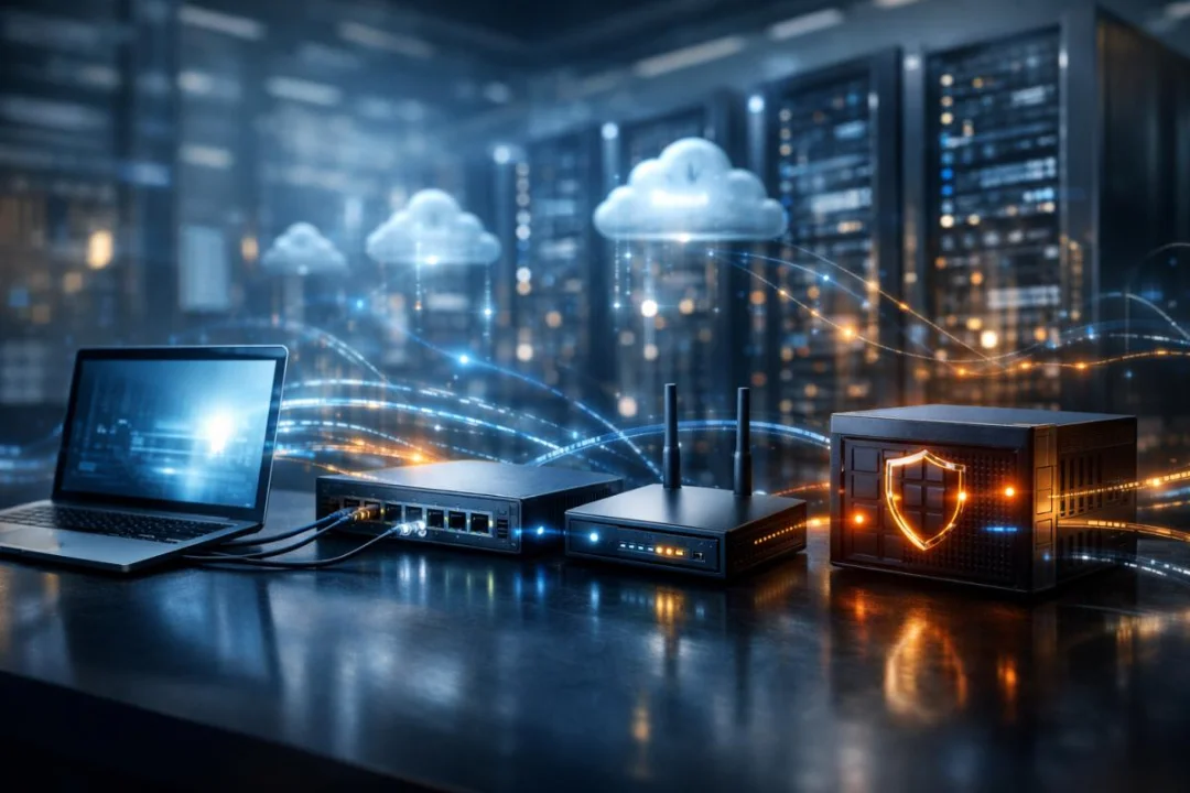 Network Devices Explained for Beginners: How Clients, Servers, Switches, Routers, and Firewalls Power the Internet