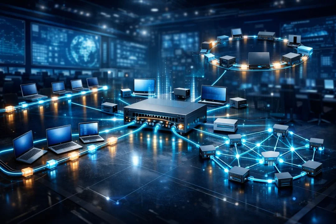Network Topology Explained for Beginners: Complete CCNA Guide to Bus, Star, Ring, Mesh and Hybrid Networks